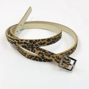 Animal print belt
